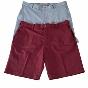 Walter Hagen Bundle Men's Grey and Burgundy Golf Shorts Size 42 Big and Tall